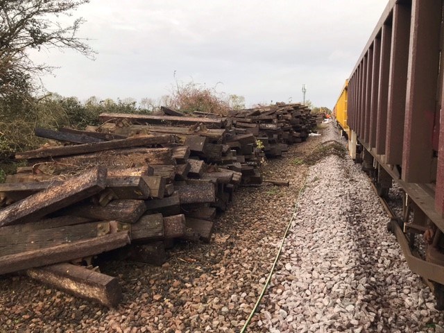 Brampton East Suffolk Line track 2