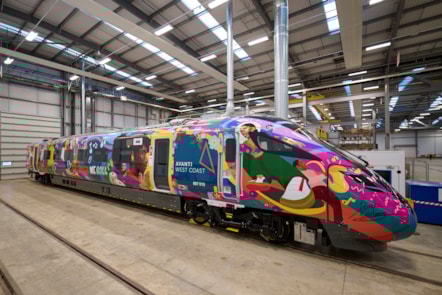 Avanti West Coast's Together We Roll train wrap was designed to celebrate ethnicity and vibrant mix of colleagues and communities across its network.