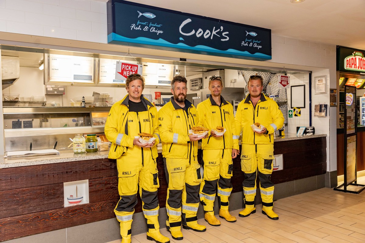 RNLI celebrate Haven's £11,000 Cook's donation