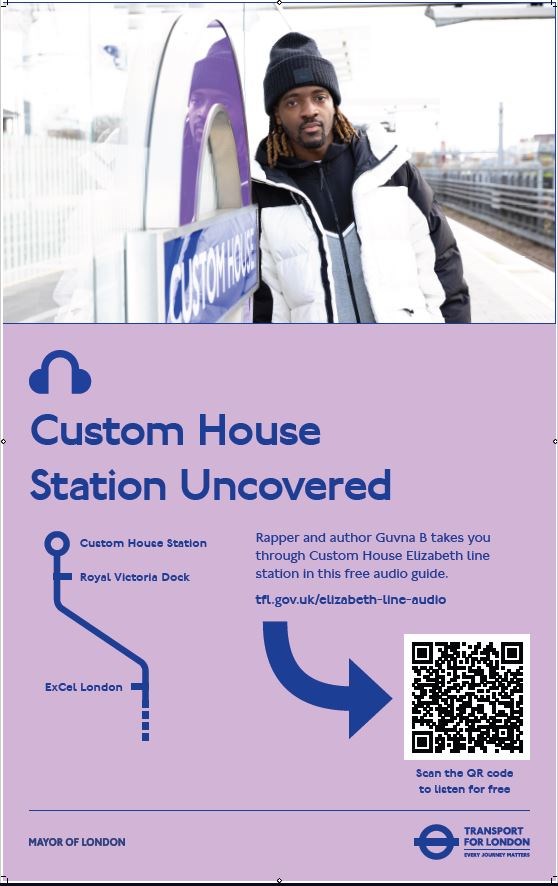 TfL Image - Elizabeth line station audio guide Custom House