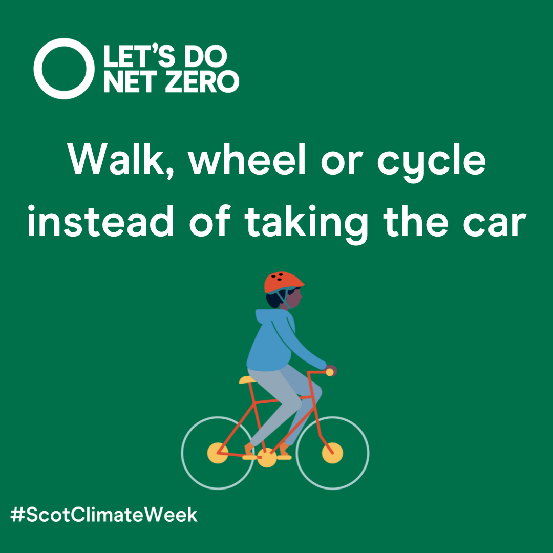 Walk, wheel or cycle - 1080x1080 - Climate Week 2022