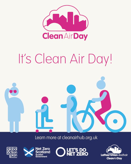 It's Clean Air Day english