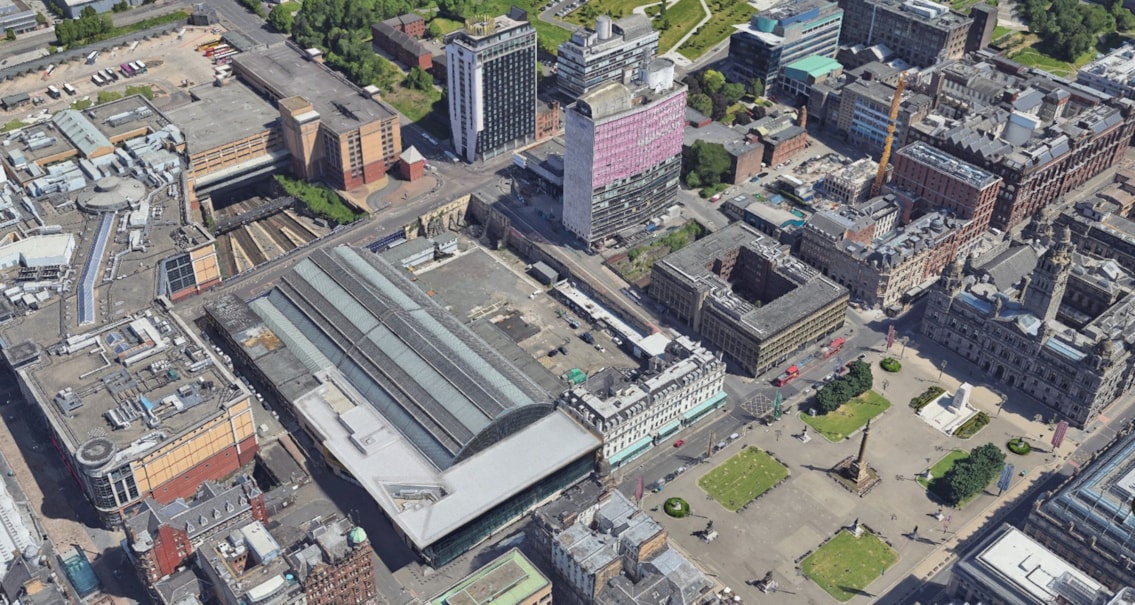 North Hanover Street aerial image