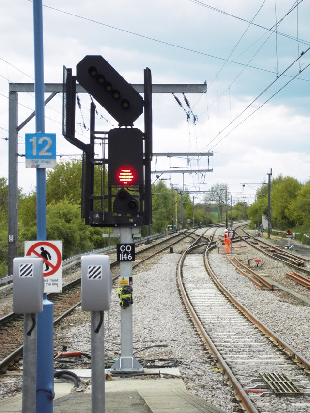 MORE RELIABLE RAILWAY FOR ESSEX AS £100M+ UPGRADE IS COMPLETED: New signals at Thorpe-le-Soken
