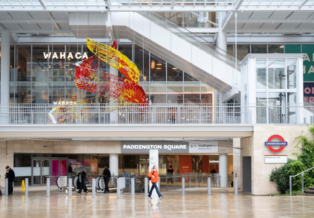 TfL Image - New Bakerloo line ticket hall, Paddington, from the public piazza