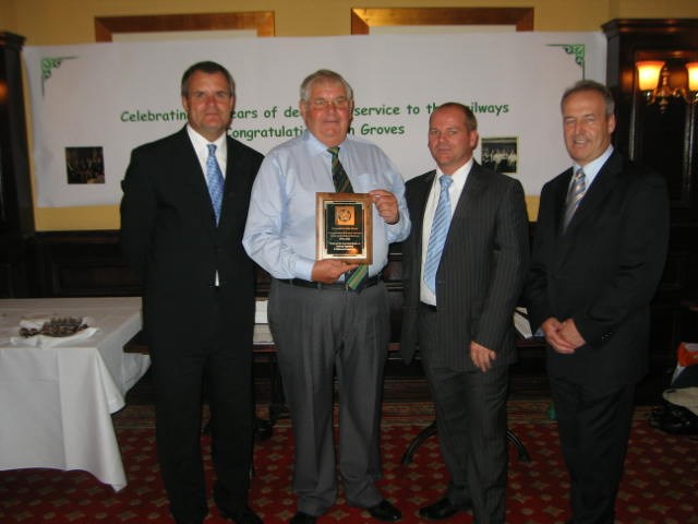 John Groves 50 years of service