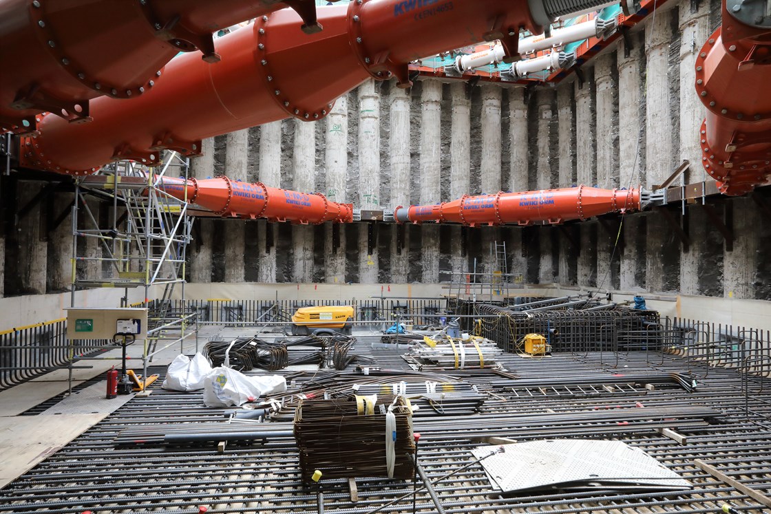 Progress on constructing the new TSS at Euston for the Northern Line-6