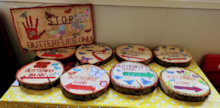 butterfly bank signs by UHI North West and Hebrides’s Supported Learning class  (c) Eleanor Pratt: butterfly bank signs by UHI North West and Hebrides’s Supported Learning class  (c) Eleanor Pratt