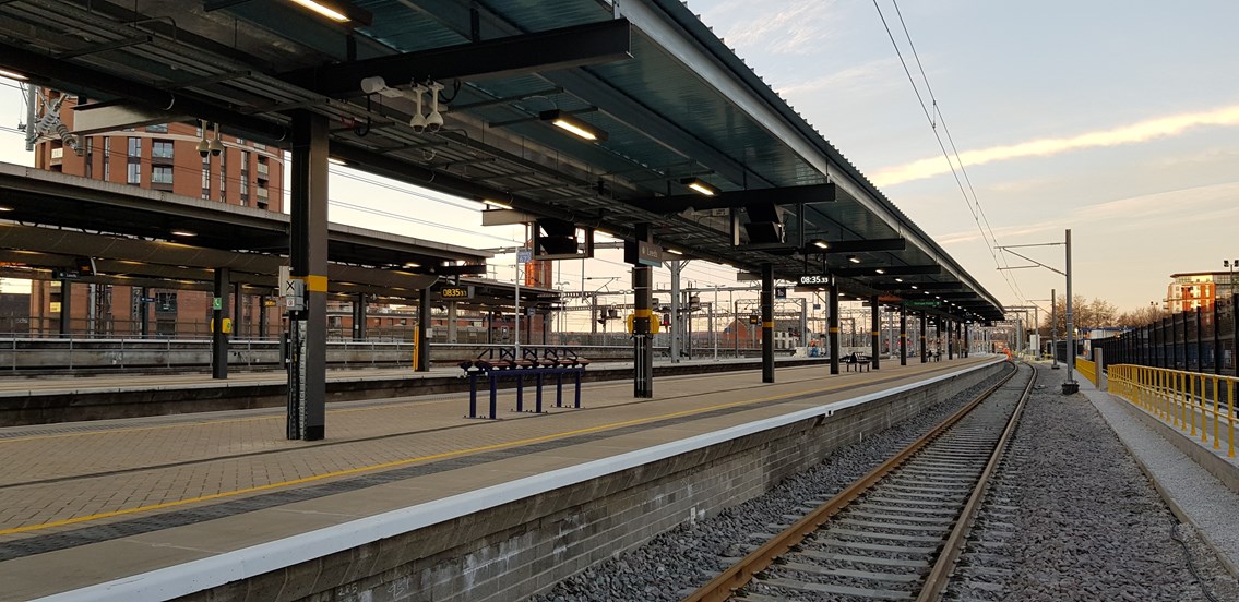 Network Rail releases images of brand-new platform at Leeds station