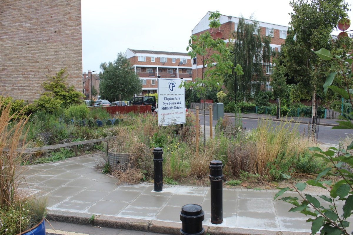 Glyphosate-free estates at Clapton Park