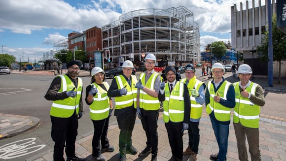 Steel framework completed for new City Learning Quarter college campus: CLQ Steel Works Completed  4