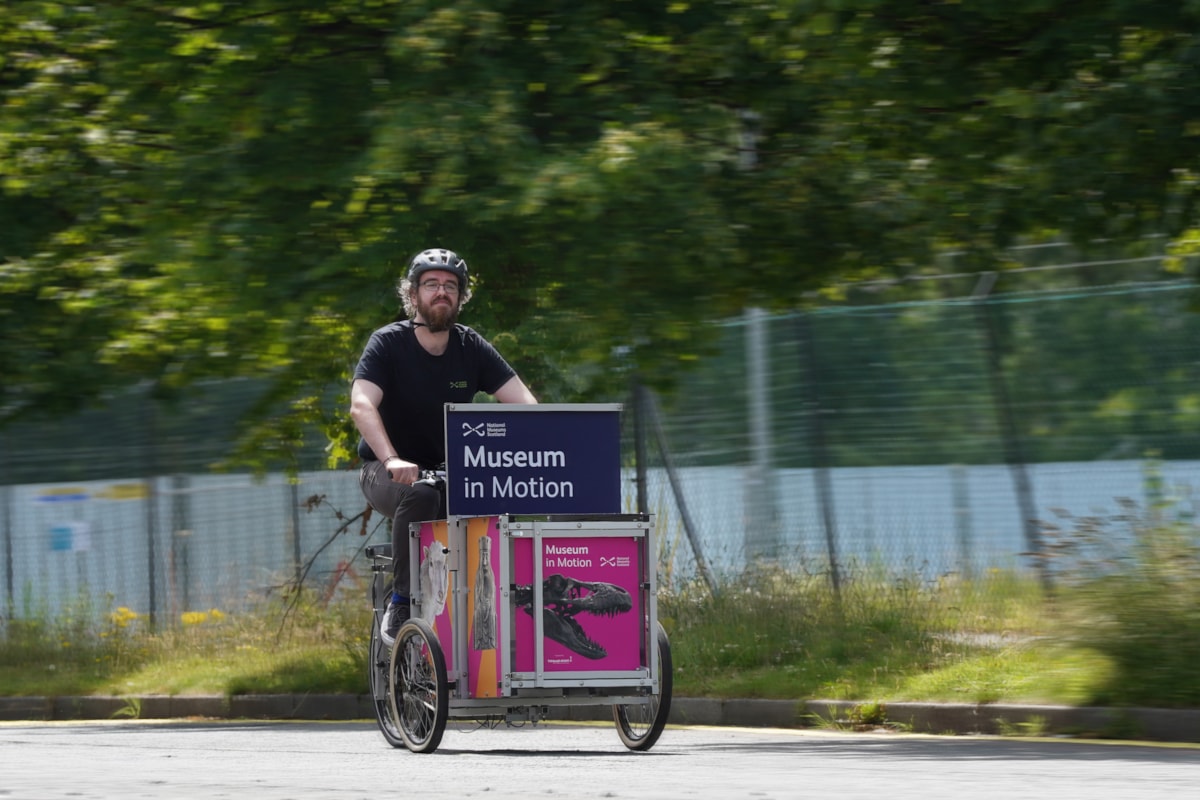 Museum in Motion Cargo Bike. Image © Stewart Attwood-3
