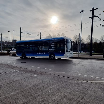 Sigma 10 bus at Oldham Mumps