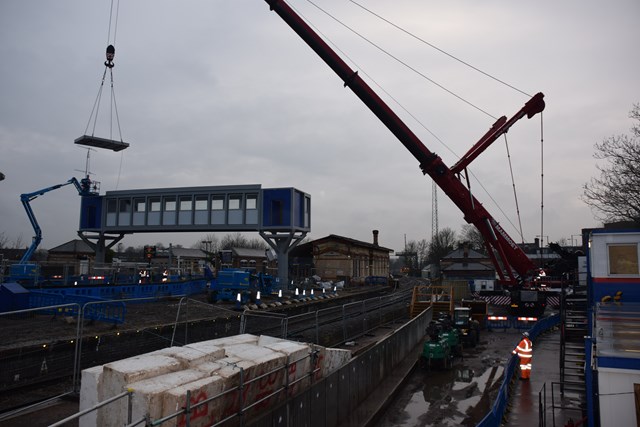 Easter works - West Drayton Footbridge