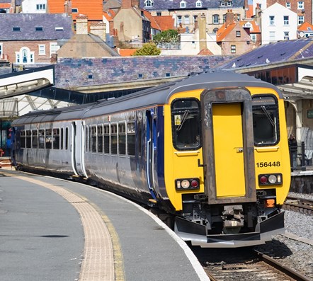 Image shows one of Northern's diesel trains