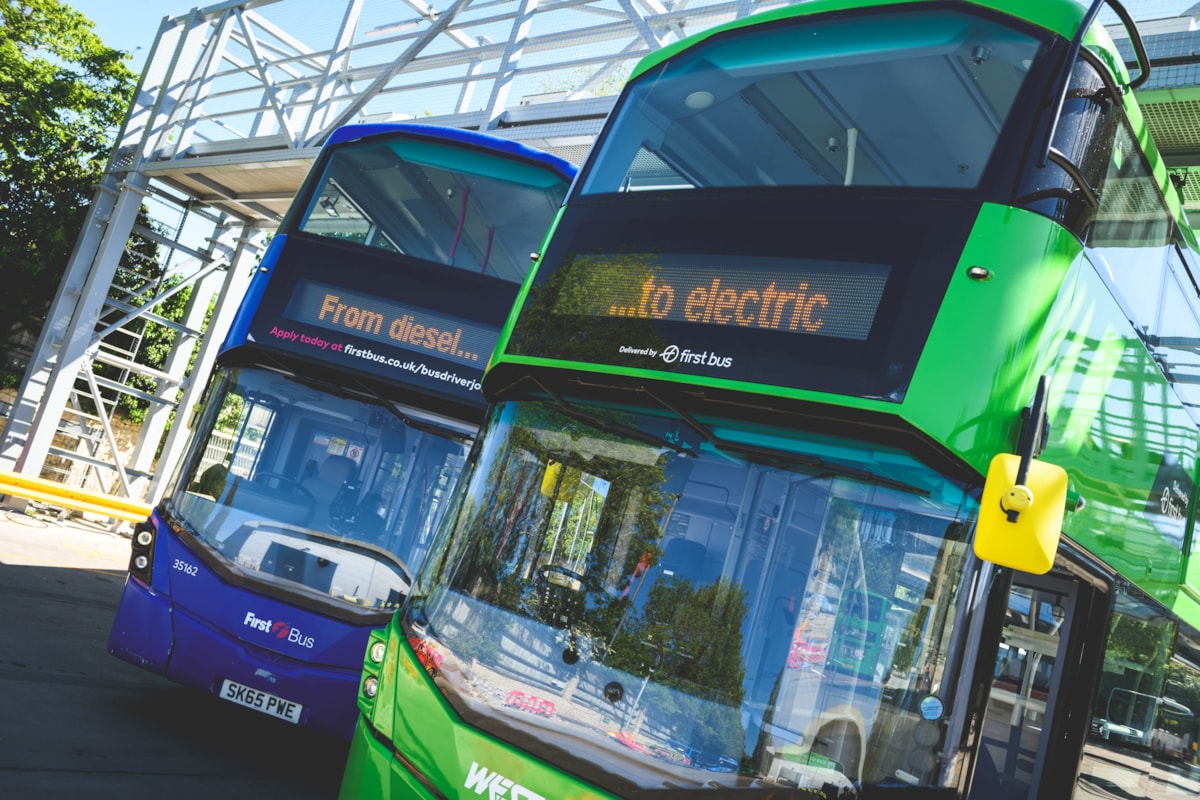 First Bus has converted diesel buses into electric @JonCraig Photos