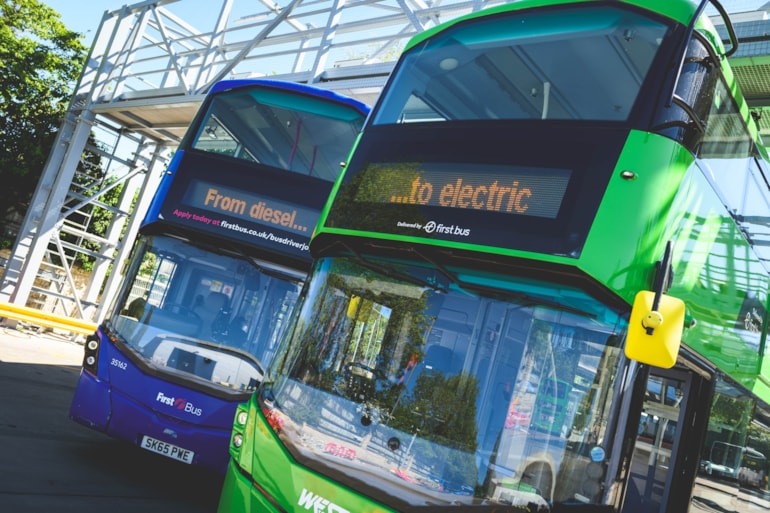 Bath welcomes first electric buses and first repowers in the West of England
