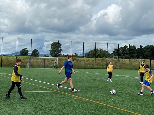 Safety is the goal of summer sports camps in Levenmouth: 25 Jul Leven summer safety footbal