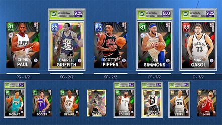 NBA 2K22 MyTEAM Lineup