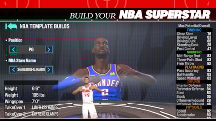 NBA 2K26 Arcade Edition MyPLAYER Builder