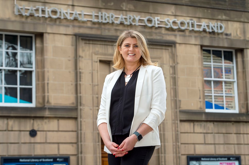 Amina Shah has been appointed Chief Executive of the National Library of Scotland. 
Credit: Neil Hanna