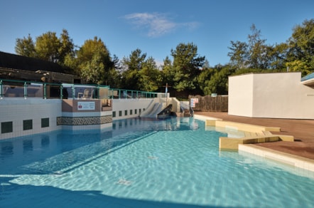 Outdoor pool at Primrose Valley