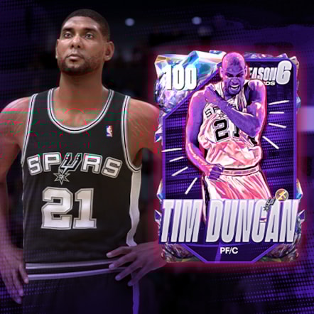NBA 2K25 SEASON 6 TIM DUNCAN SEASON PASS 2