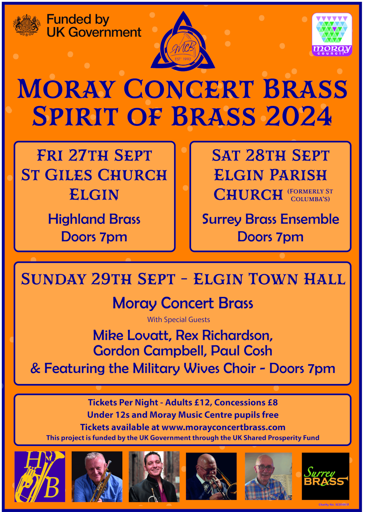 Moray Concert Brass Spirit of brass event details