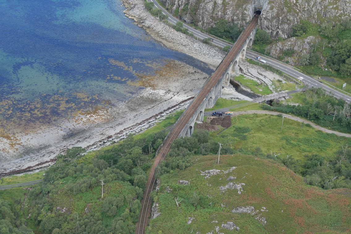 Gleann Mama Viaduct, Loch nan Uamh, West Highland Line - Network Rail Scotland