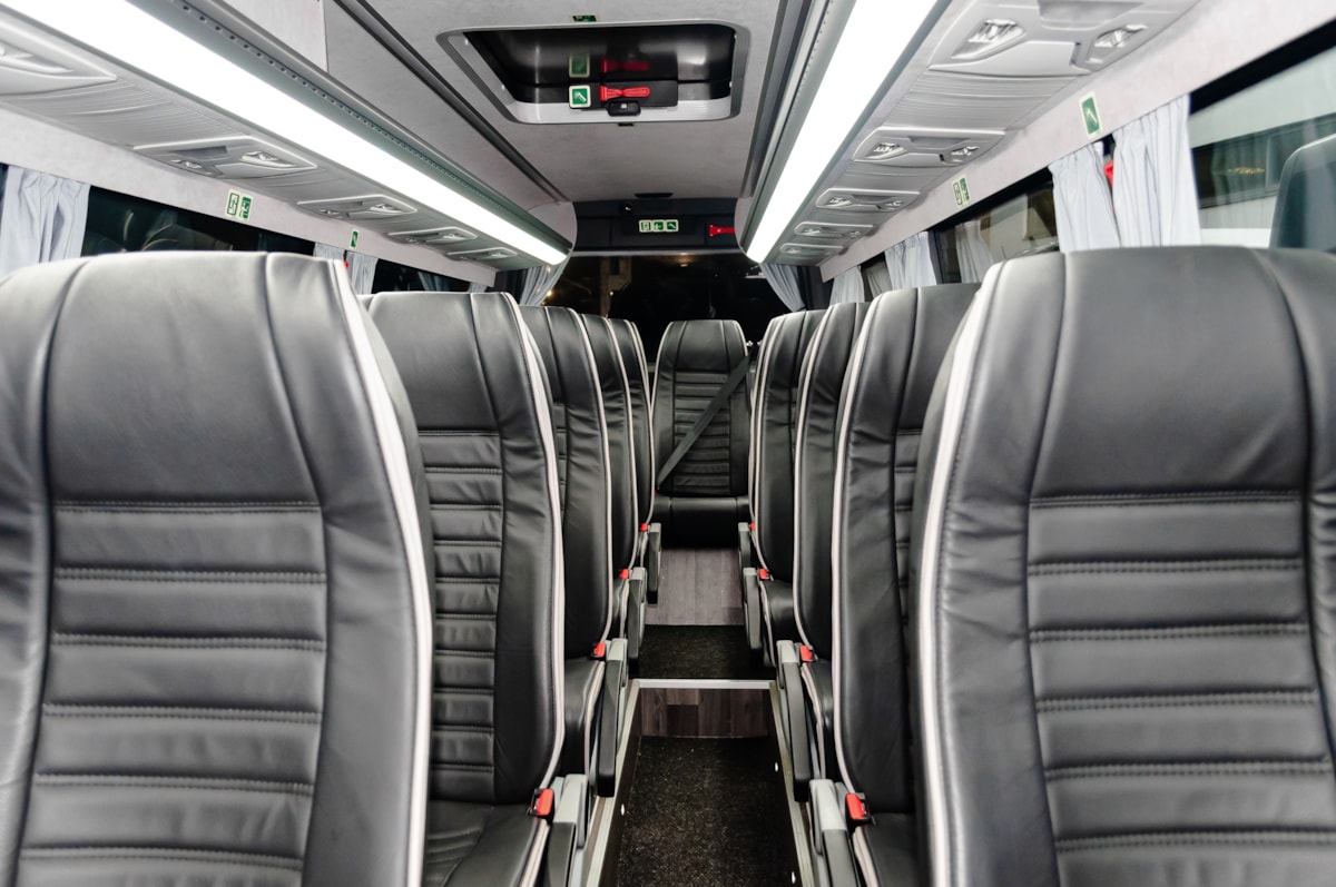 Anderson Travel 16 seater interior