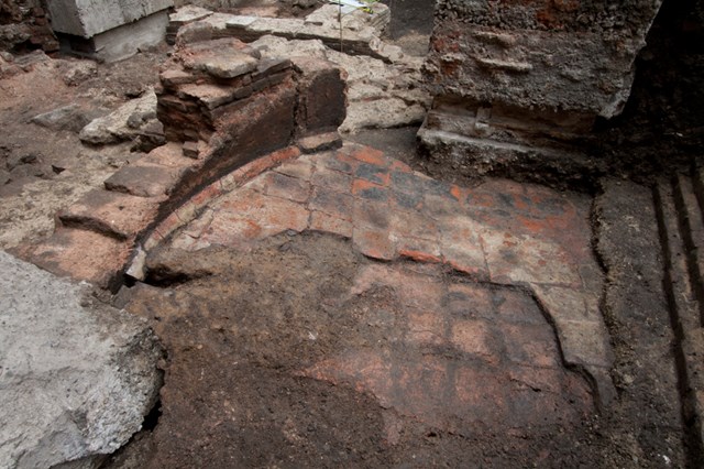 Roman Ruins - Borough Viaduct: The ruins, which are believed to be one of the biggest Roman find in London on the south side of the River Thames, have been uncovered during work for the Thameslink programme on the corner of London Bridge Street and Borough High Street.