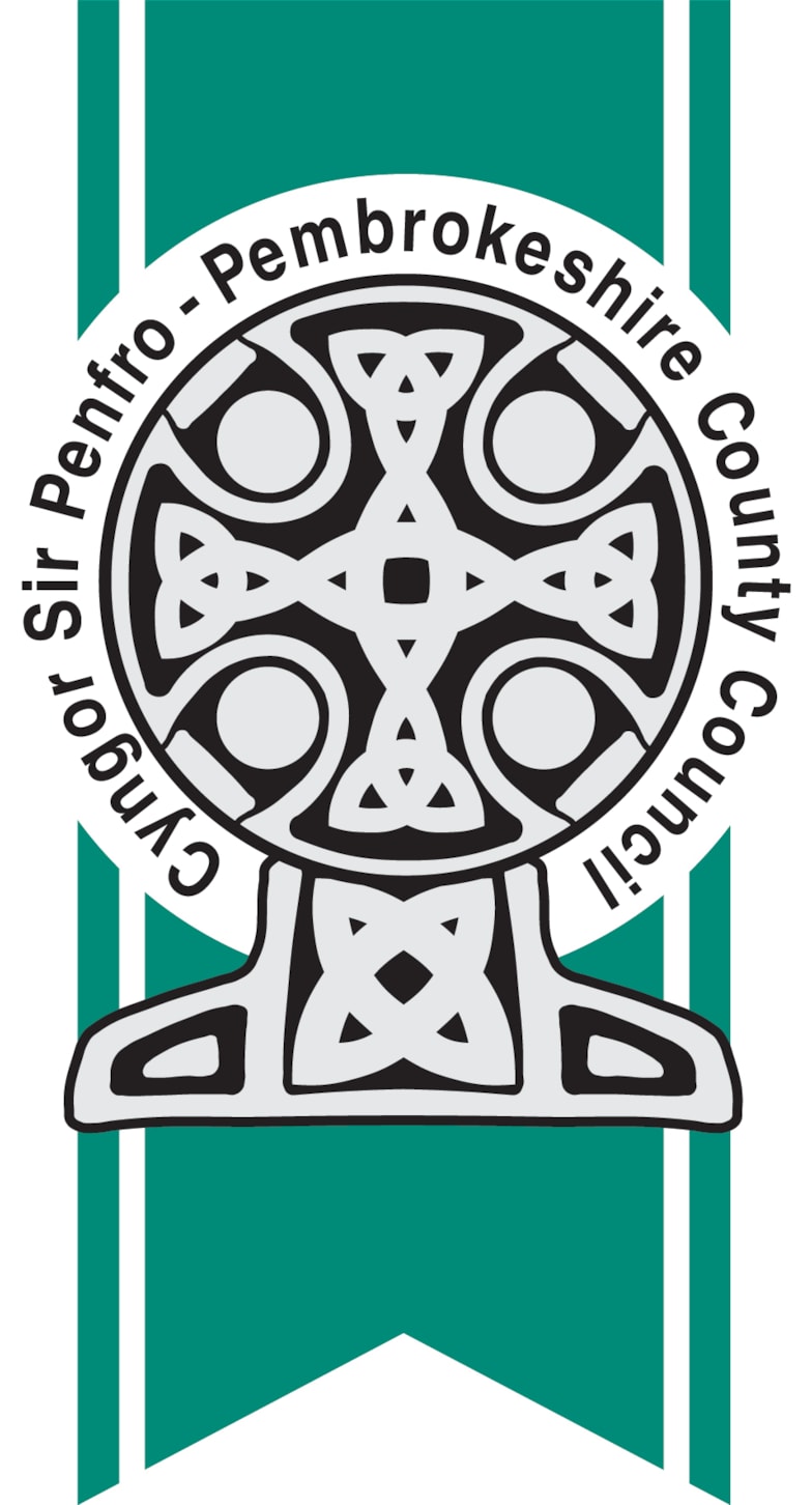 Pembrokeshire County Council logo - Logo Cyngor Sir Penfro