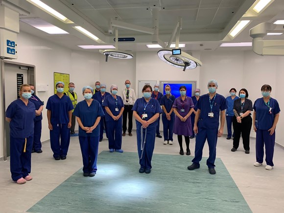 New £2.5 million operating theatre at Royal Lancaster Infirmary is officially opened: Operating Theatre Handover 6