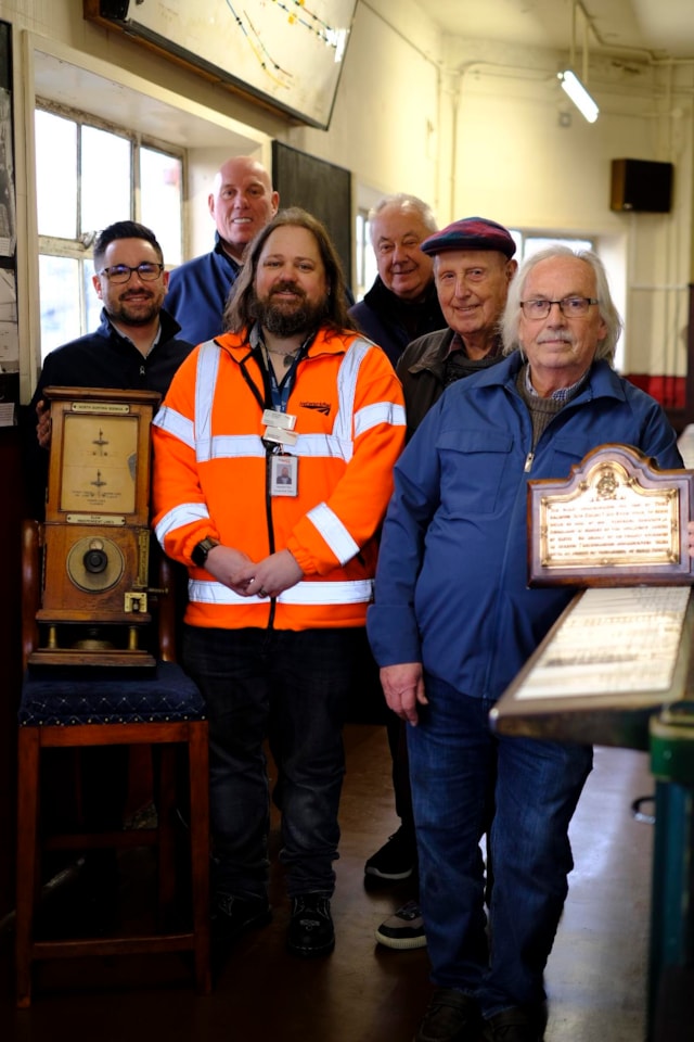 Crewe Works plaque handover 3