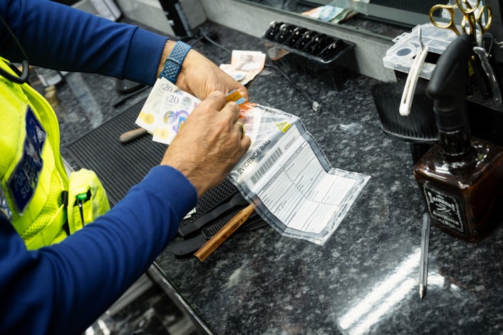 Cash - credit Lincolnshire police Martin Birks: Cash - credit Lincolnshire police Martin Birks