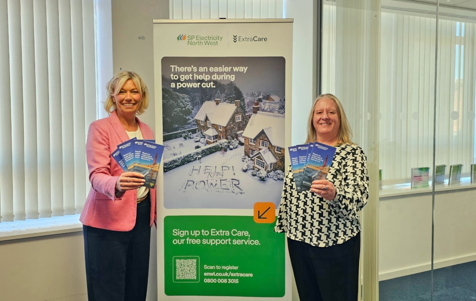 SP Electricity North West's Karen Hunter and Samantha Loukes