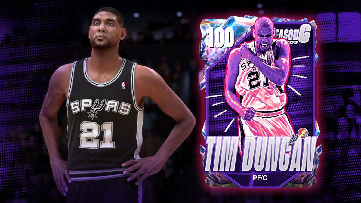 NBA 2K25 SEASON 6 TIM DUNCAN SEASON PASS 1