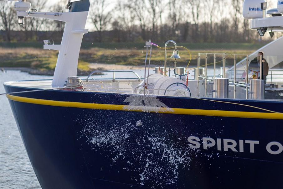 Saga announces four new ships to join river cruise fleet: Bottle smash moment