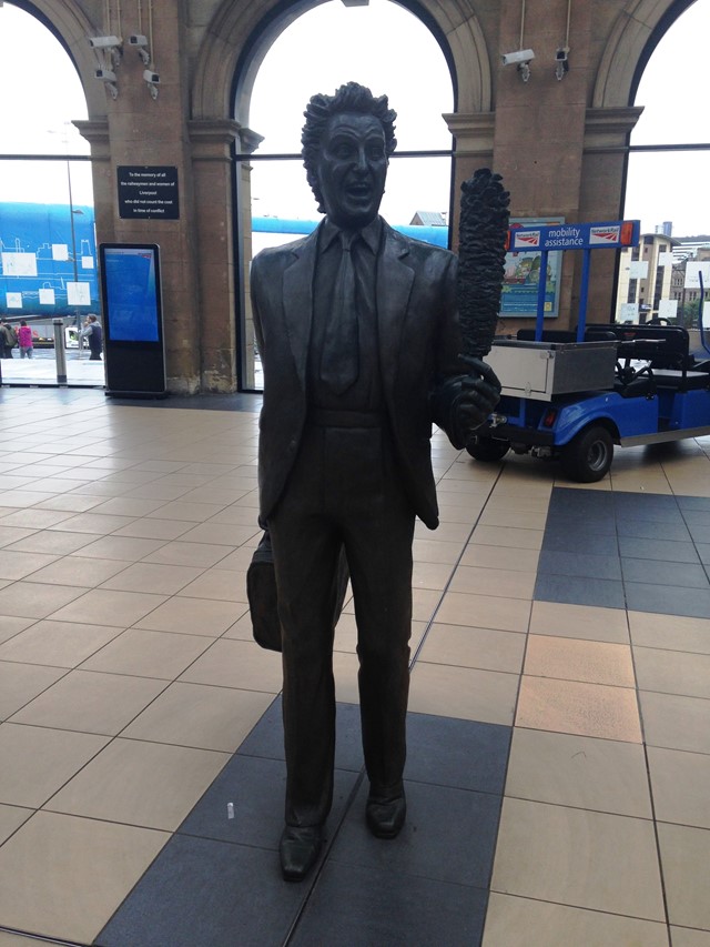 Ken Dodd statue Lime Street