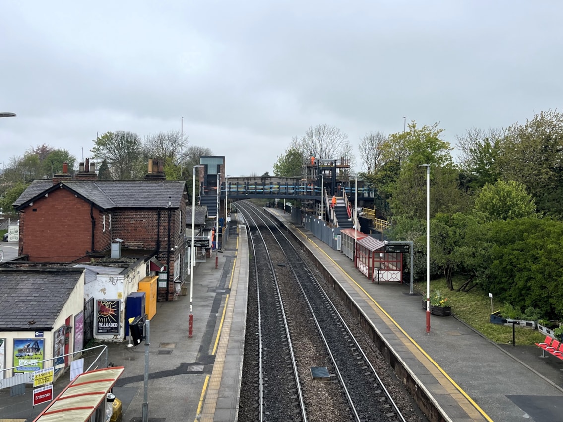 New bridge deck indstalled at Garforth station, Network Rail (2)