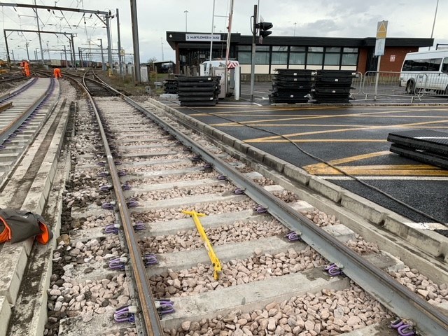 Harwich branch line track renewals 3