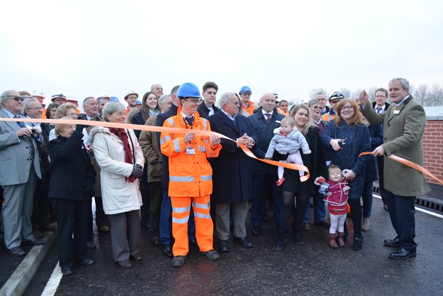 Ufton Nervet bridge being officially opened