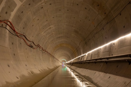 View inside HS2's Chiltern tunnel (October 2024) 1