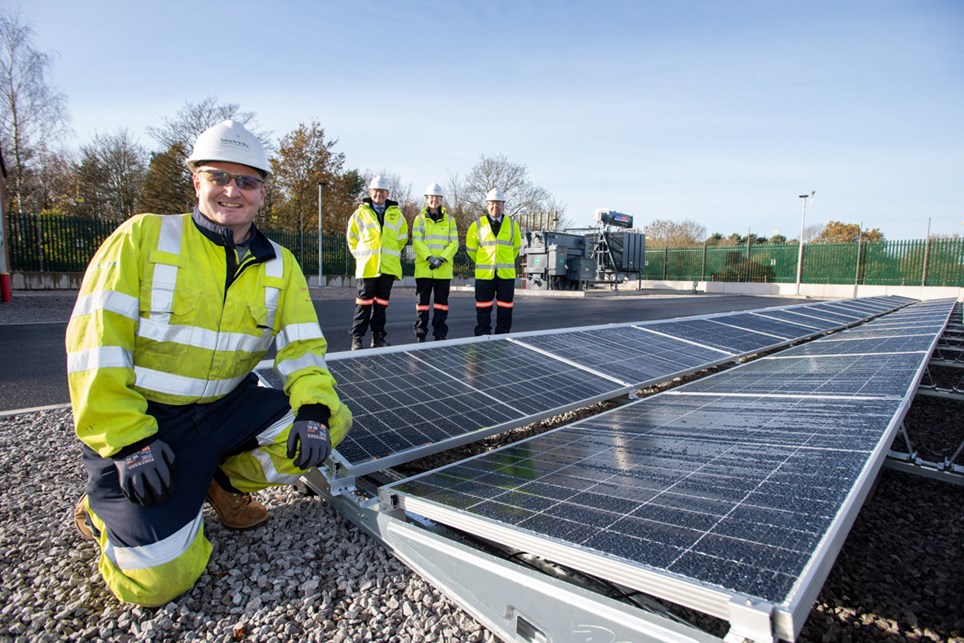 Electricity North West engineers at the SMEZ site