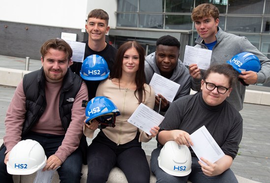 It’s a result: T-Level students jump straight into jobs on HS2: Walsall College T Level students secure the results they need to land a job on HS2