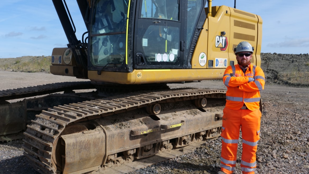 HS2 milestone: 4,500 jobseekers helped into work: Brendan Caswell, Earthworks Supervisor with EKFB