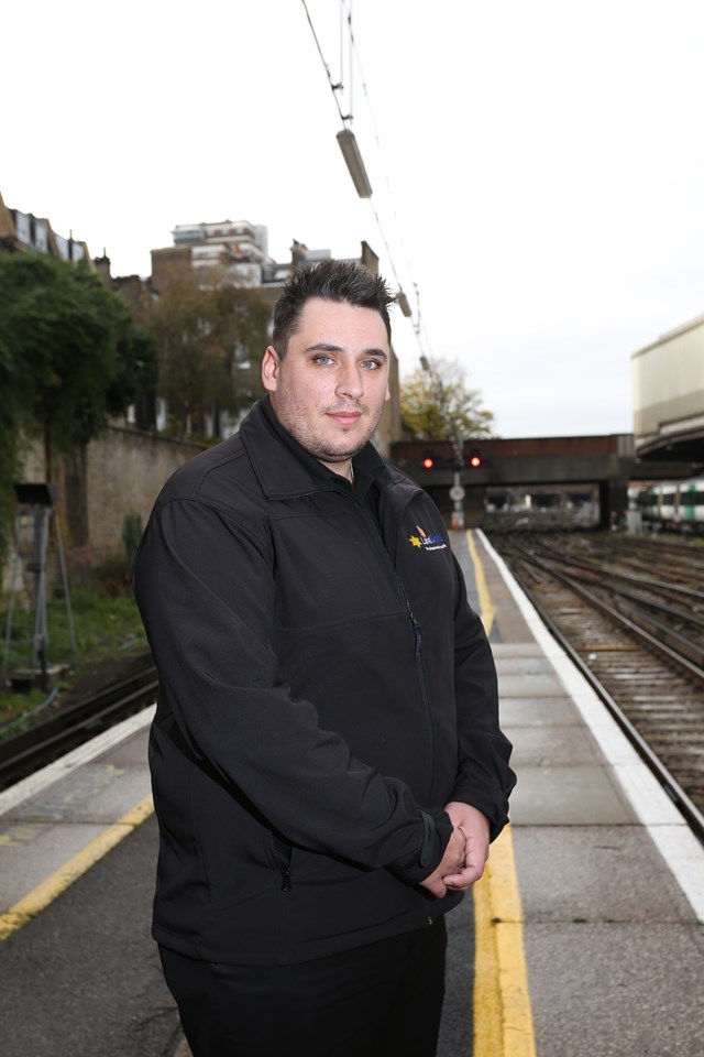 Antony Warne, of Land Sheriffs, who has intervened in potential suicides on the railway: Antony Warne, of Land Sheriffs, who has intervened in potential suicides on the railway