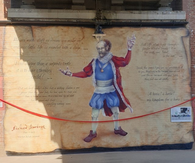 Richard Burbage Mural 1