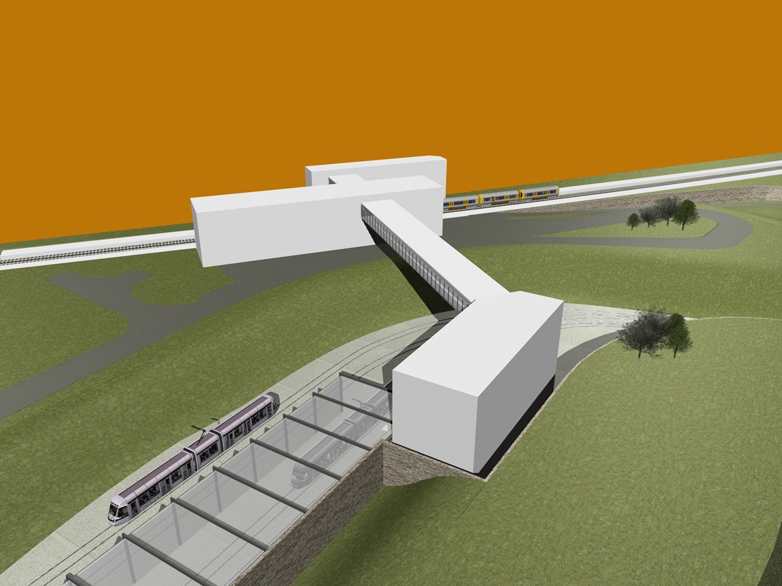 Gogar_003: Arly impressions of new station planned for Gogar in Edinburgh