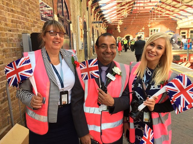 South Western Railway network safely transports thousands of well-wishers between Waterloo and Windsor for Royal wedding: Royal wedding 9